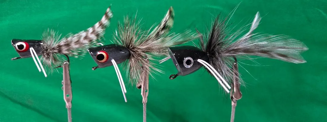 Peck's Grey Ghost #7022 Peck's Grey Ghost #7022 bass popper from BreamBugs