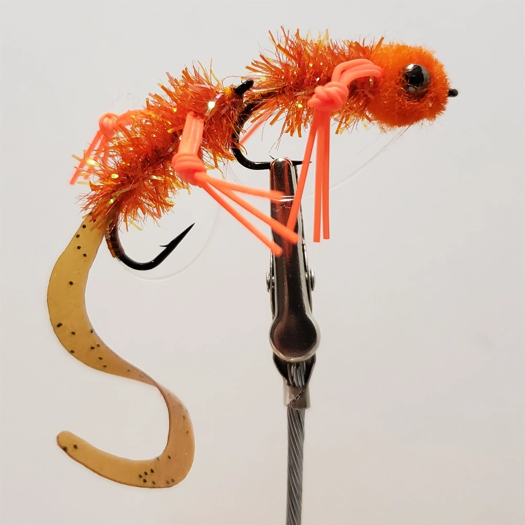 Wilson’s Jointed Sally Wilson's Jointed Sally articulated fly in orange
