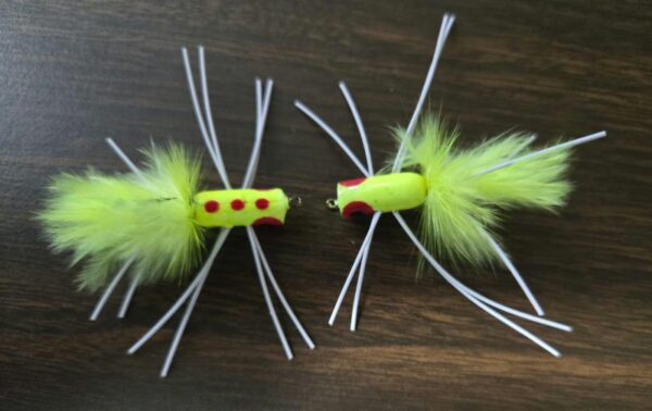 Pultz Wildcat all chartreuse. fishing lure for bass