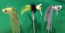 Glow Bug Assortment with Moon Glow popper, White Glow Frog, Green Glow Frog, and UV light